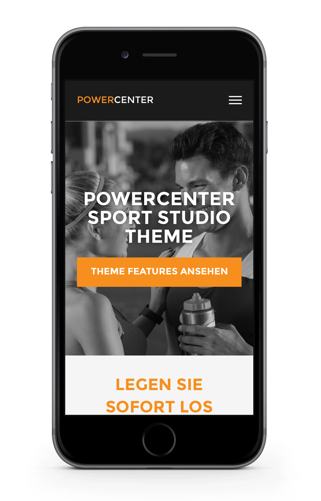 Mindbody TYPO3 Dark Theme Startseite Dark Theme Mobile